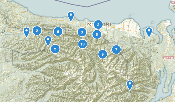 Port Angeles, Washington Map