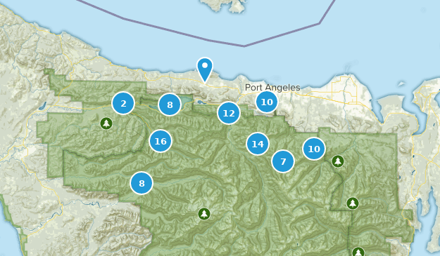 Port Angeles, Washington Map