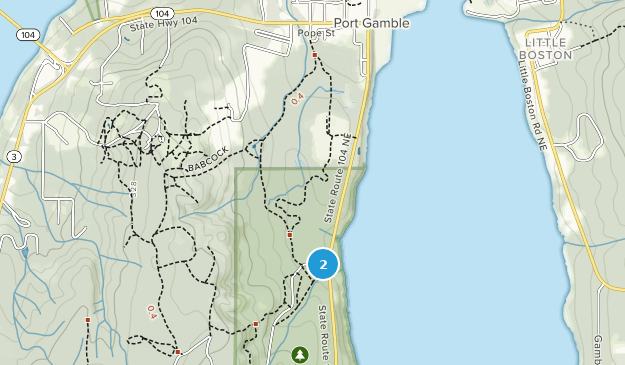 Port Gamble, Washington Map