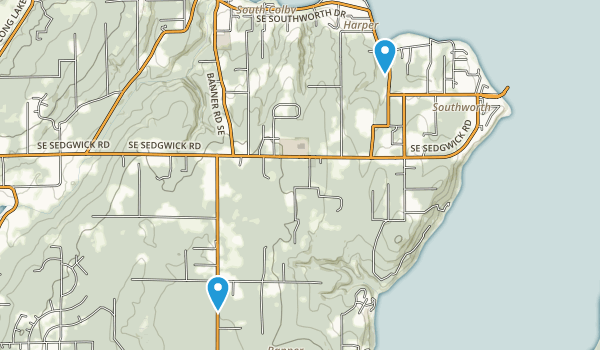 Port Orchard, Washington Map
