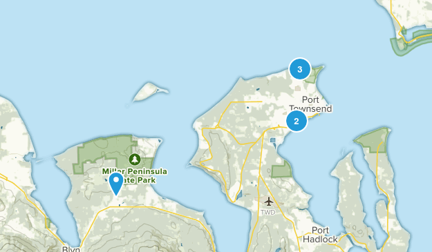 Port Townsend, Washington Map