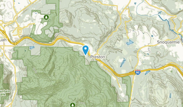Preston, Washington Map