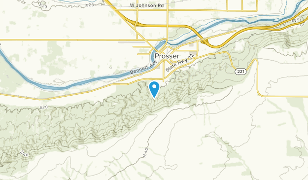 Prosser, Washington Map