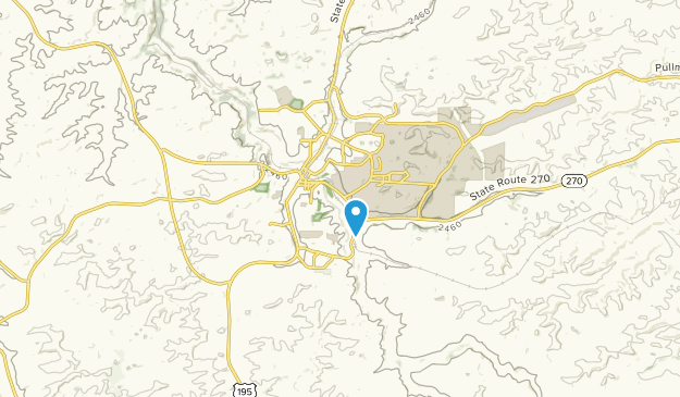 Pullman, Washington Map
