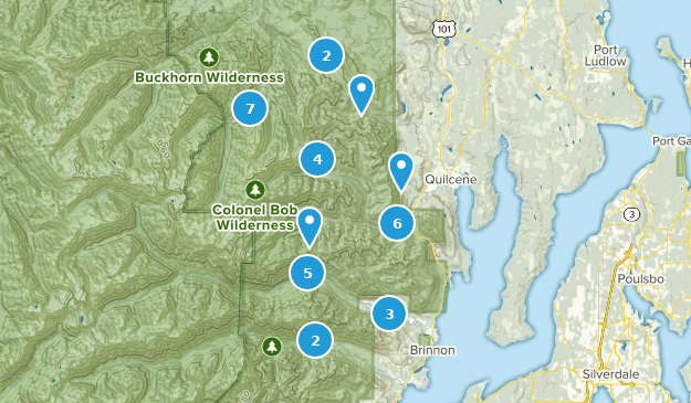 Quilcene, Washington Map