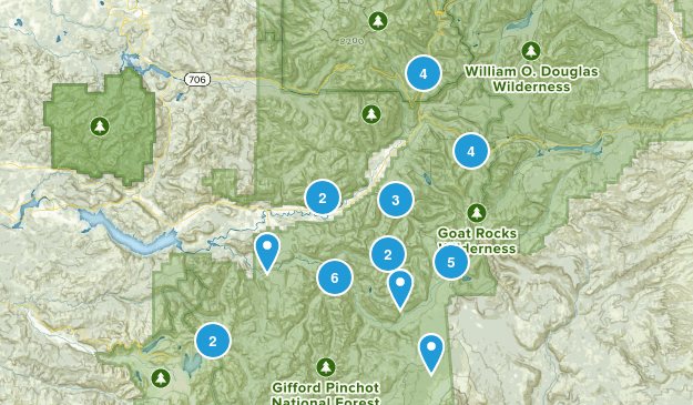 Randle, Washington Map