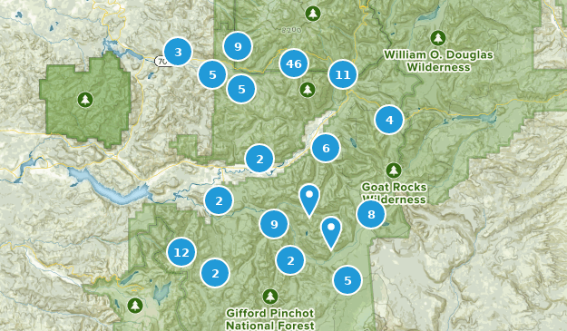 Randle, Washington Map