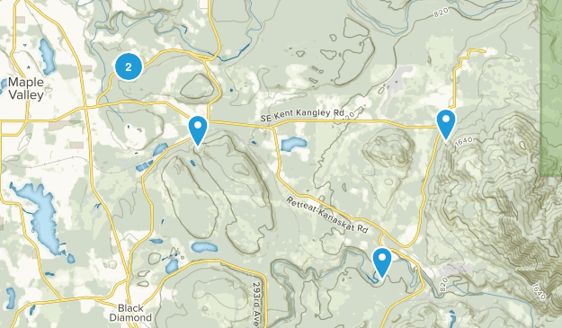 Ravensdale, Washington Map