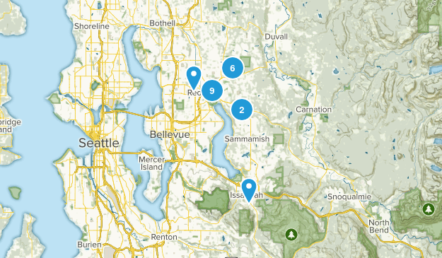 Redmond, Washington Map