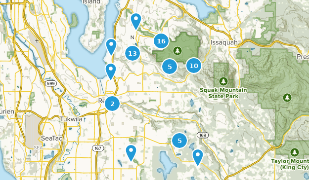 Renton, Washington Map