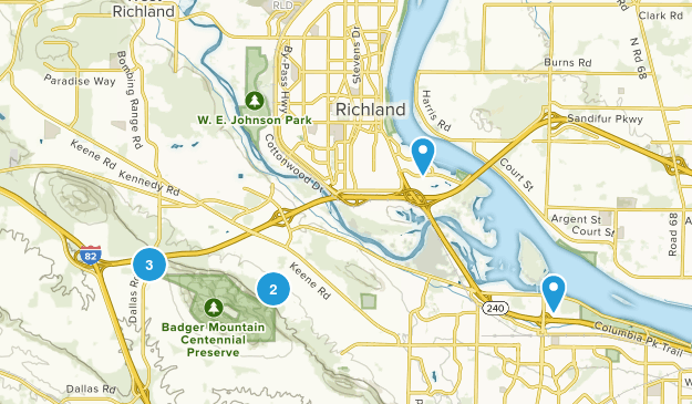 Richland, Washington Map