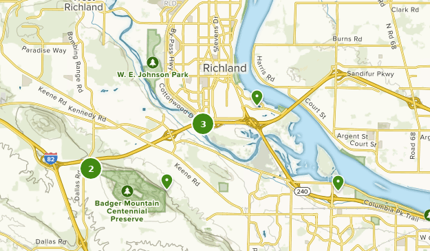 Richland, Washington Map