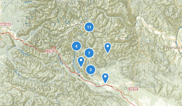 Roslyn, Washington Map
