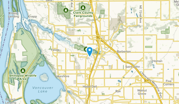 Salmon Creek, Washington Map