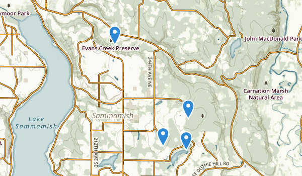 Sammamish, Washington Map