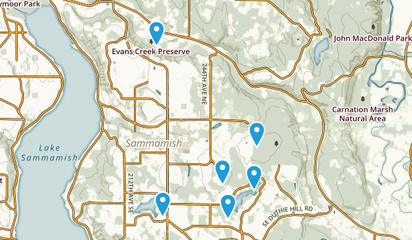 Sammamish, Washington Map