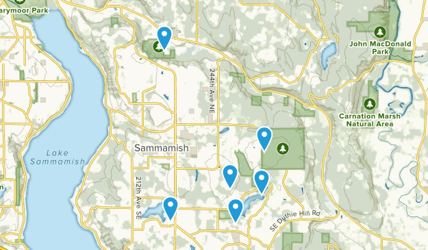 Sammamish, Washington Map
