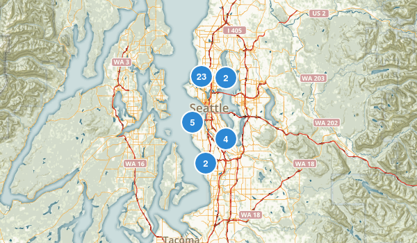 Seattle, Washington Map