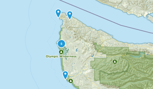 Sekiu, Washington Map