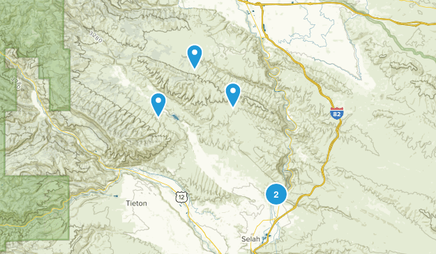 Selah, Washington Map