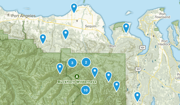 Sequim, Washington Map