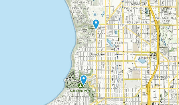 Shoreline, Washington Map