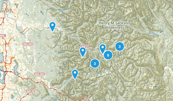 Skykomish, Washington Map