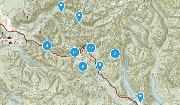 Snoqualmie Pass, Washington Map