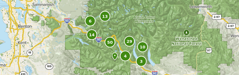 Best Trails Near Snoqualmie Pass, Washington 