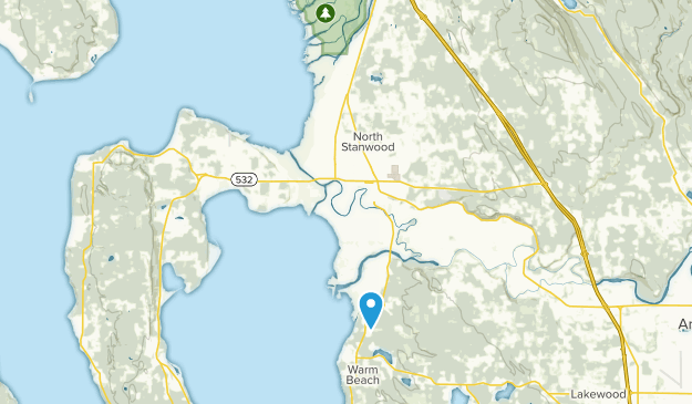 Stanwood, Washington Map