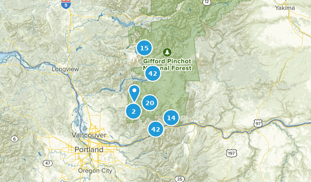Stevenson, Washington Map