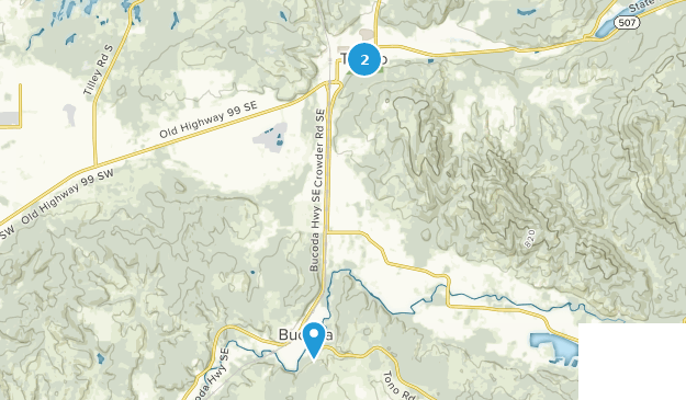 Tenino, État de Washington Map