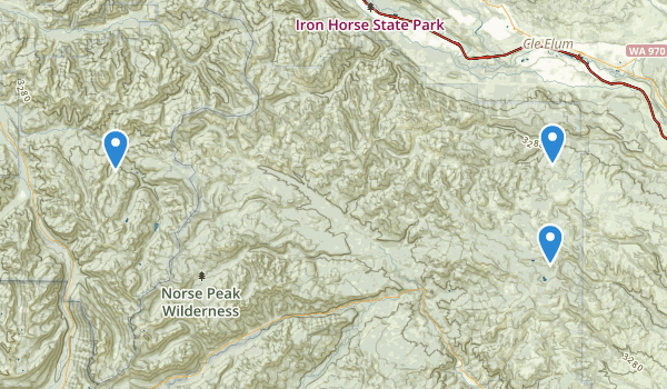 Thorp, Washington Map