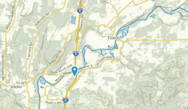 Toledo, État de Washington Map