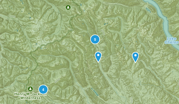 Trinity, Washington Map