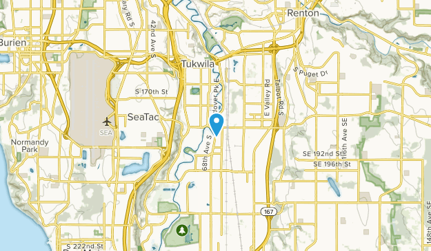 Tukwila, Washington Map