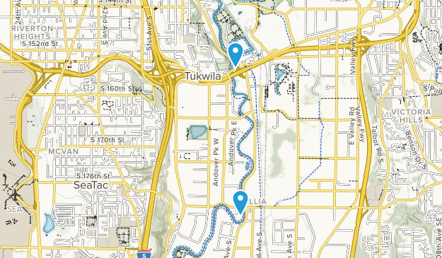 Tukwila, Washington Map