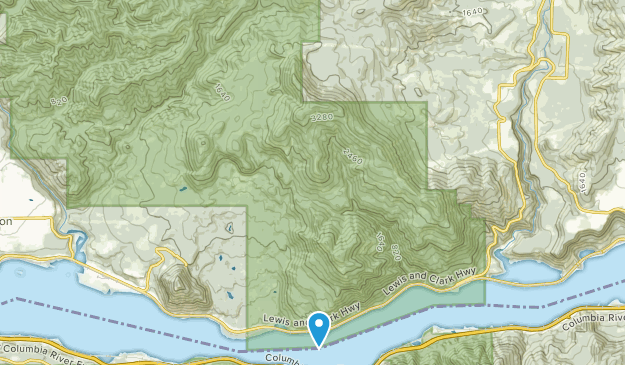 Underwood, Washington Map
