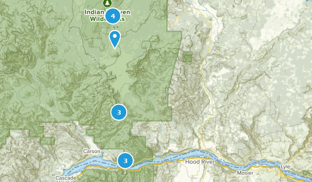Underwood, Washington Map