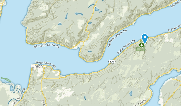 Union, Washington Map