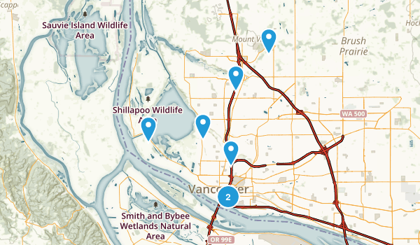 Vancouver, Washington Map