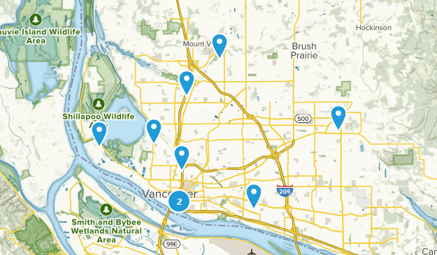 Vancouver, Washington Map