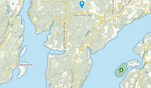 Vaughn, État de Washington Map