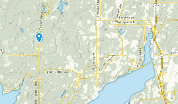 Wauna, Washington Map