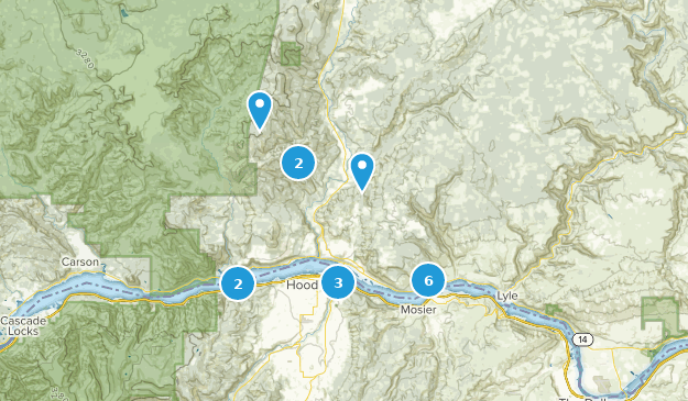 White Salmon, Washington Map