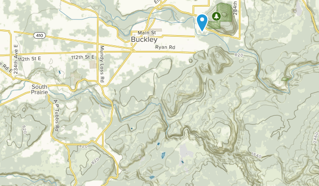 Wilkeson, Washington Map