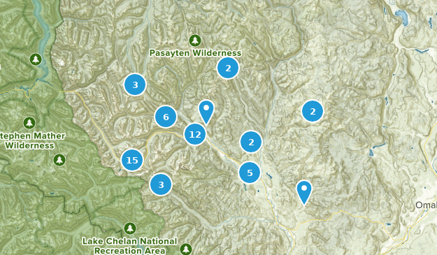 Winthrop, Washington Map