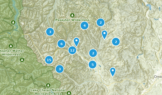 Winthrop, Washington Map
