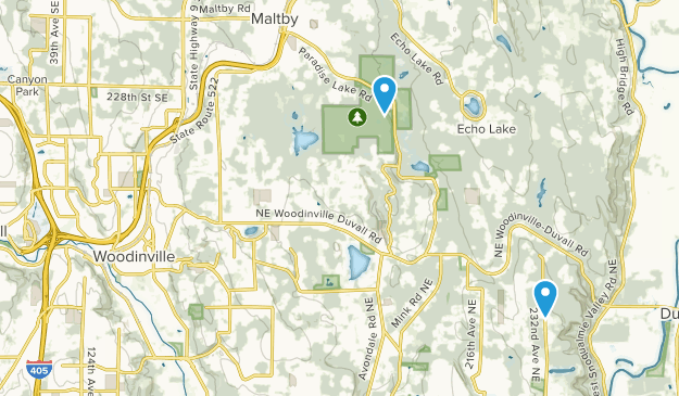 Woodinville, Washington Map
