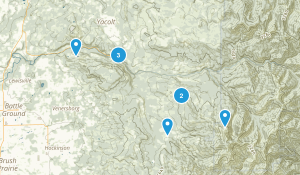 Yacolt, Washington Map
